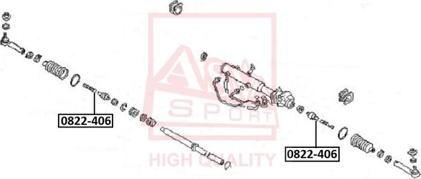 ASVA 0822-406 - Rotule de direction intérieure, barre de connexion droxauto.com