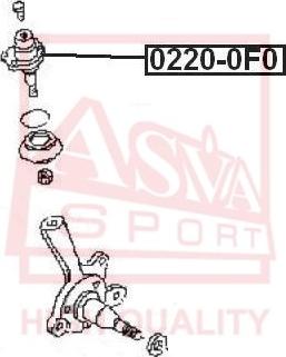 ASVA 0220-0F0 - Rotule de suspension droxauto.com