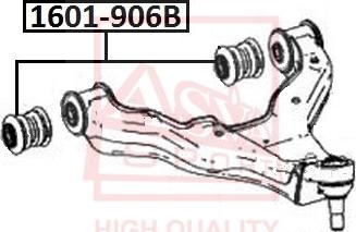 ASVA 1601-906B - Suspension, bras de liaison droxauto.com