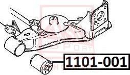 ASVA 1101-001 - Suspension, bras de liaison droxauto.com
