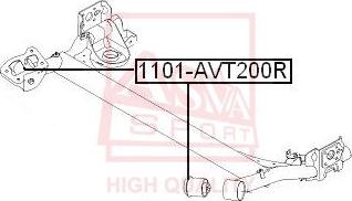 ASVA 1101-AVT200R - Suspension, bras de liaison droxauto.com