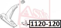 ASVA 1120-120 - Rotule de suspension droxauto.com