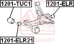 ASVA 1201-ELR - Suspension, bras de liaison droxauto.com