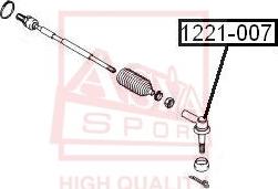 ASVA 1221-007 - Rotule de barre de connexion droxauto.com