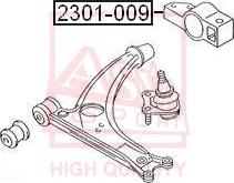 ASVA 2301-009 - Suspension, bras de liaison droxauto.com