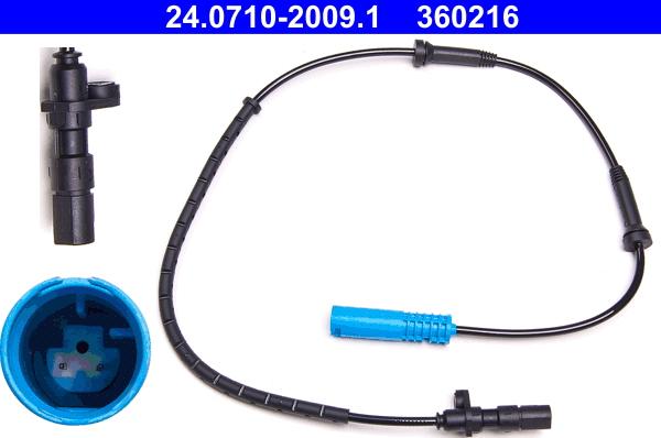 ATE 24.0710-2009.1 - Capteur, vitesse de roue droxauto.com