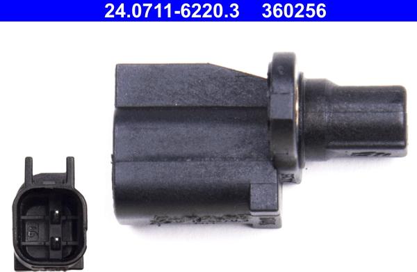 ATE 24.0711-6220.3 - Capteur, vitesse de roue droxauto.com