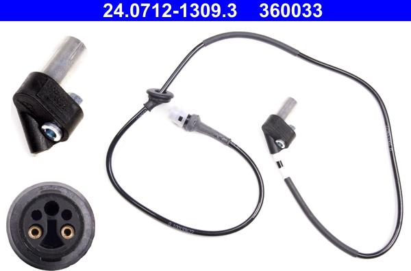 ATE 24.0712-1309.3 - Capteur, vitesse de roue droxauto.com