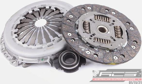 AUSTRALIAN CLUTCH KCT20007 - Kit d'embrayage droxauto.com
