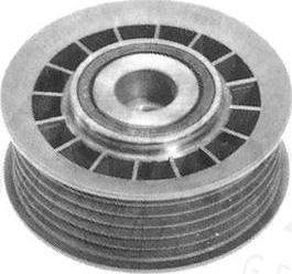 Autex 641680 - Poulie renvoi / transmission, courroie trapézoïdale à nervures droxauto.com
