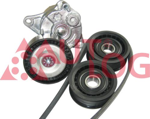 Autlog KK2002 - Jeu de courroies trapézoïdales à nervures droxauto.com