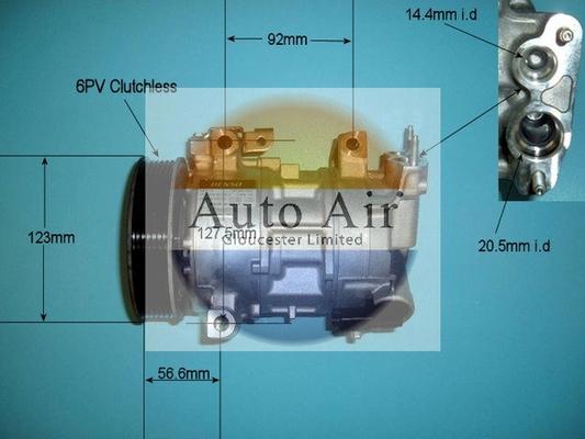 Auto Air Gloucester 14-9639 - Compresseur, climatisation droxauto.com