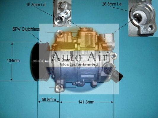 Auto Air Gloucester 14-9703 - Compresseur, climatisation droxauto.com