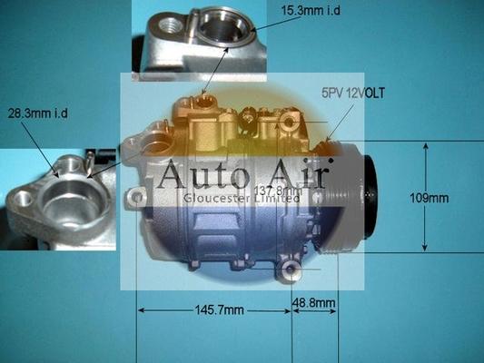 Auto Air Gloucester 14-6464 - Compresseur, climatisation droxauto.com