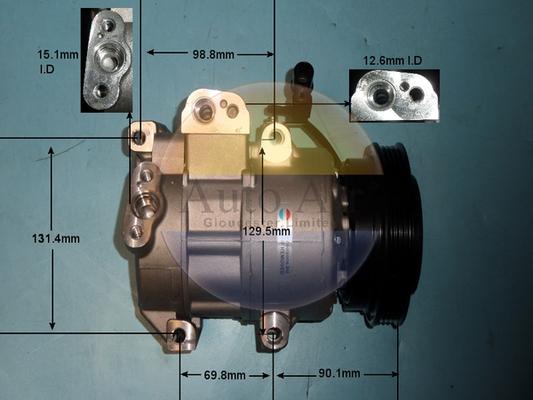 Auto Air Gloucester 14-0047P - Compresseur, climatisation droxauto.com