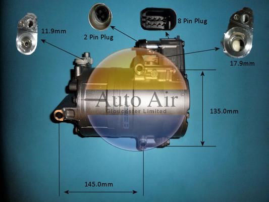 Auto Air Gloucester 14-0854 - Compresseur, climatisation droxauto.com