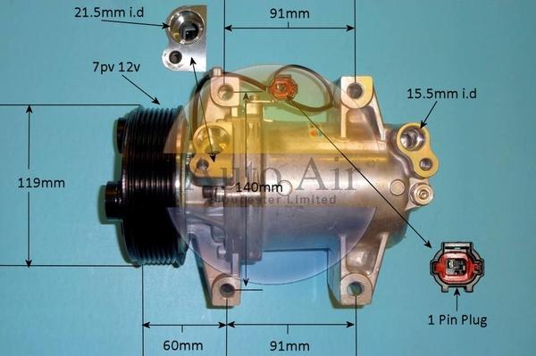 Auto Air Gloucester 14-0248P - Compresseur, climatisation droxauto.com