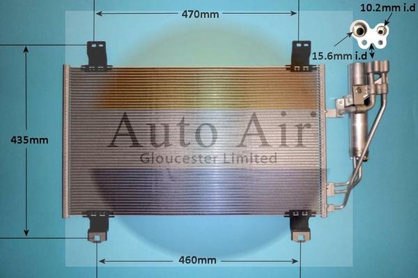 Auto Air Gloucester 16-9996 - Condensateur, climatisation droxauto.com