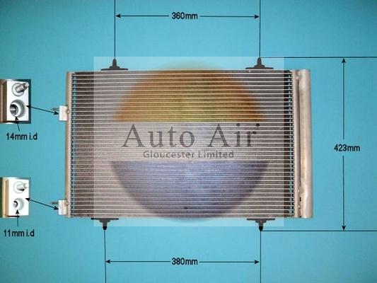 Auto Air Gloucester 16-9944 - Condensateur, climatisation droxauto.com