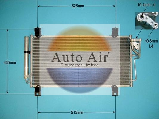 Auto Air Gloucester 16-9940 - Condensateur, climatisation droxauto.com