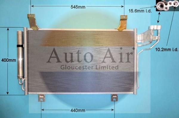 Auto Air Gloucester 16-9988 - Condensateur, climatisation droxauto.com