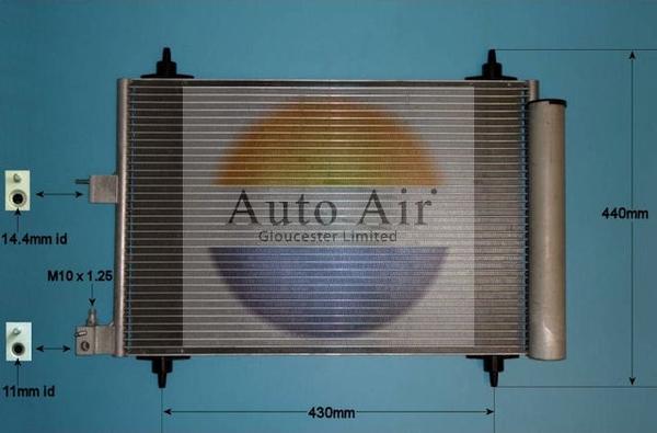 Auto Air Gloucester 16-9748 - Condensateur, climatisation droxauto.com