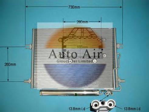 Auto Air Gloucester 16-5013A - Condensateur, climatisation droxauto.com