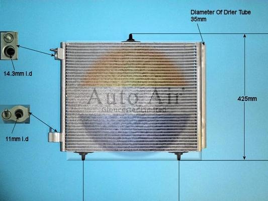 Auto Air Gloucester 16-5114 - Condensateur, climatisation droxauto.com