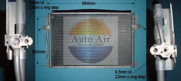 Auto Air Gloucester 16-6542 - Condensateur, climatisation droxauto.com