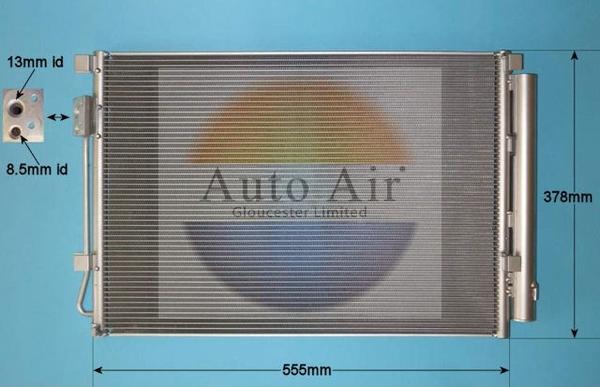 Auto Air Gloucester 16-6667 - Condensateur, climatisation droxauto.com