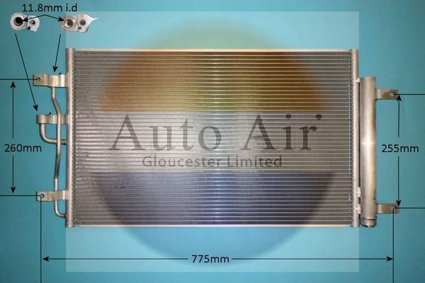 Auto Air Gloucester 160054 - Condensateur, climatisation droxauto.com