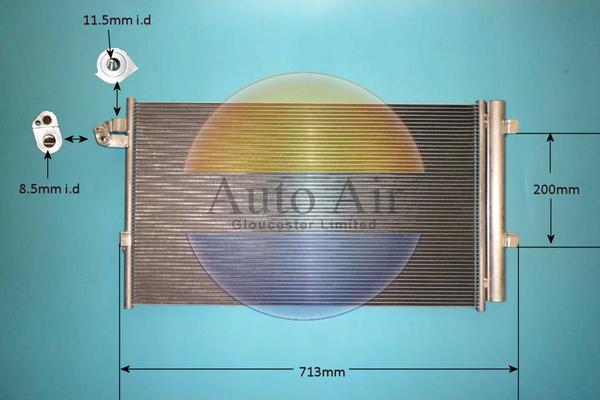 Auto Air Gloucester 160061 - Condensateur, climatisation droxauto.com