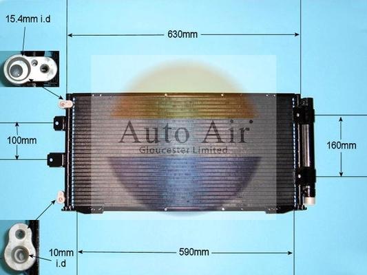 Auto Air Gloucester 16-0006 - Condensateur, climatisation droxauto.com