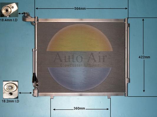 Auto Air Gloucester 16-0104 - Condensateur, climatisation droxauto.com