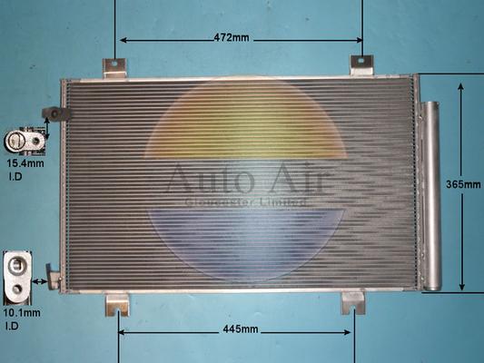 Auto Air Gloucester 16-0105 - Condensateur, climatisation droxauto.com