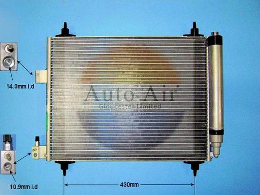 Auto Air Gloucester 16-1982A - Condensateur, climatisation droxauto.com