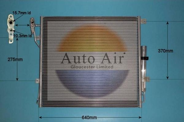 Auto Air Gloucester 16-1401 - Condensateur, climatisation droxauto.com