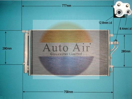 Auto Air Gloucester 16-1425 - Condensateur, climatisation droxauto.com