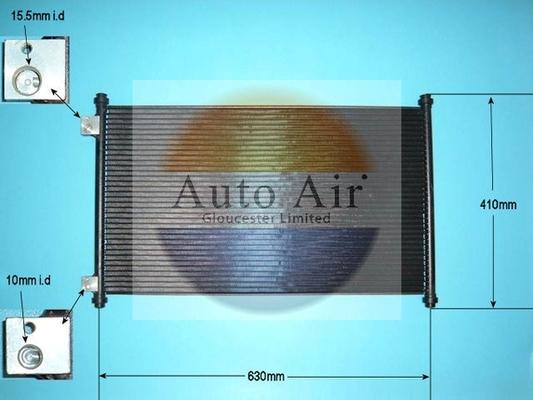 Auto Air Gloucester 16-1053 - Condensateur, climatisation droxauto.com