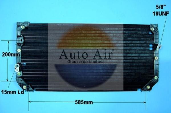 Auto Air Gloucester 16-1015 - Condensateur, climatisation droxauto.com