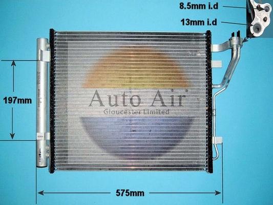 Auto Air Gloucester 16-1075 - Condensateur, climatisation droxauto.com
