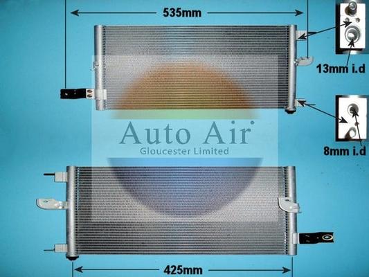Auto Air Gloucester 16-1154 - Condensateur, climatisation droxauto.com