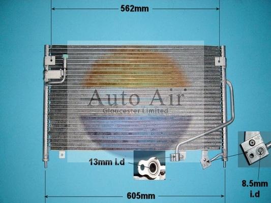 Auto Air Gloucester 16-1185 - Condensateur, climatisation droxauto.com