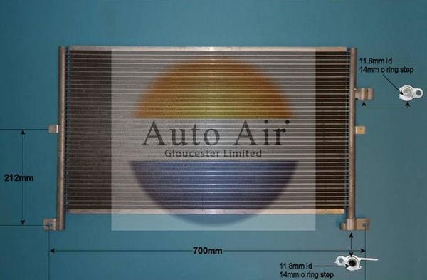 Auto Air Gloucester 16-1132 - Condensateur, climatisation droxauto.com