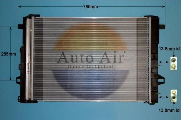 Auto Air Gloucester 16-1399 - Condensateur, climatisation droxauto.com