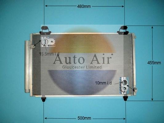 Auto Air Gloucester 16-1349 - Condensateur, climatisation droxauto.com