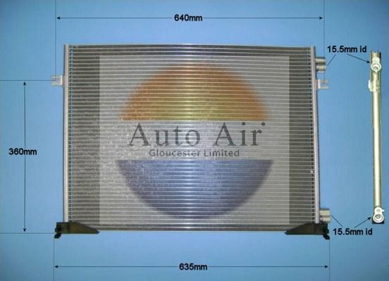 Auto Air Gloucester 16-1356A - Condensateur, climatisation droxauto.com