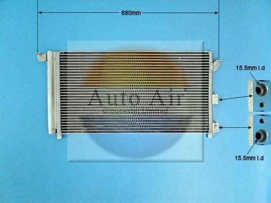 Auto Air Gloucester 16-1378 - Condensateur, climatisation droxauto.com
