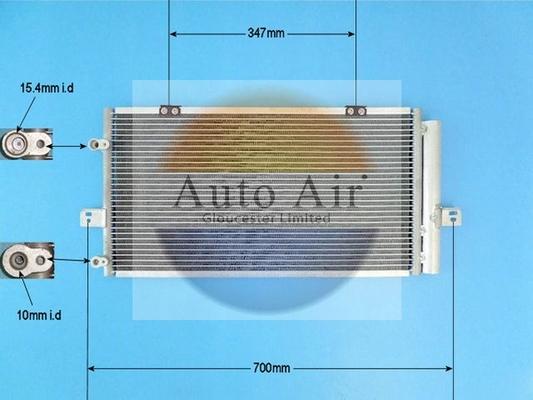 Auto Air Gloucester 16-1296 - Condensateur, climatisation droxauto.com