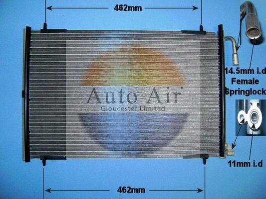Auto Air Gloucester 16-1249 - Condensateur, climatisation droxauto.com